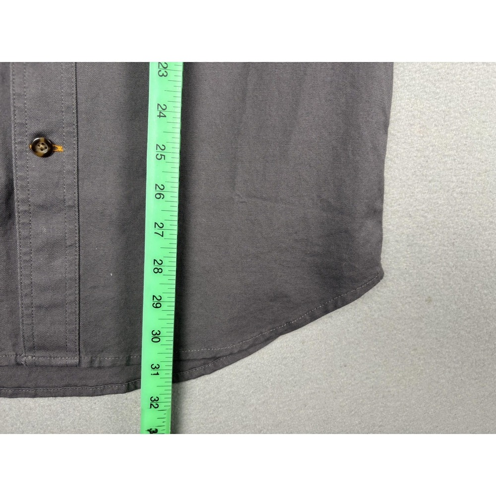 Carhartt Shirt Mens Small Gray Rugged Flex Relaxed Fit Short Sleeve Workwear - Picture 10 of 13